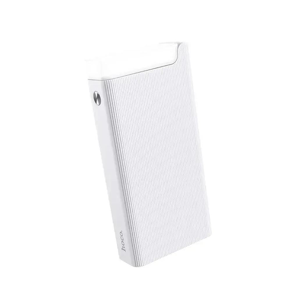 Универсальный внешний аккумулятор Hoco J62 Jove Table Lamp Power Bank 30000mAh 5V/2A индикатор, настольная лампа (белый)