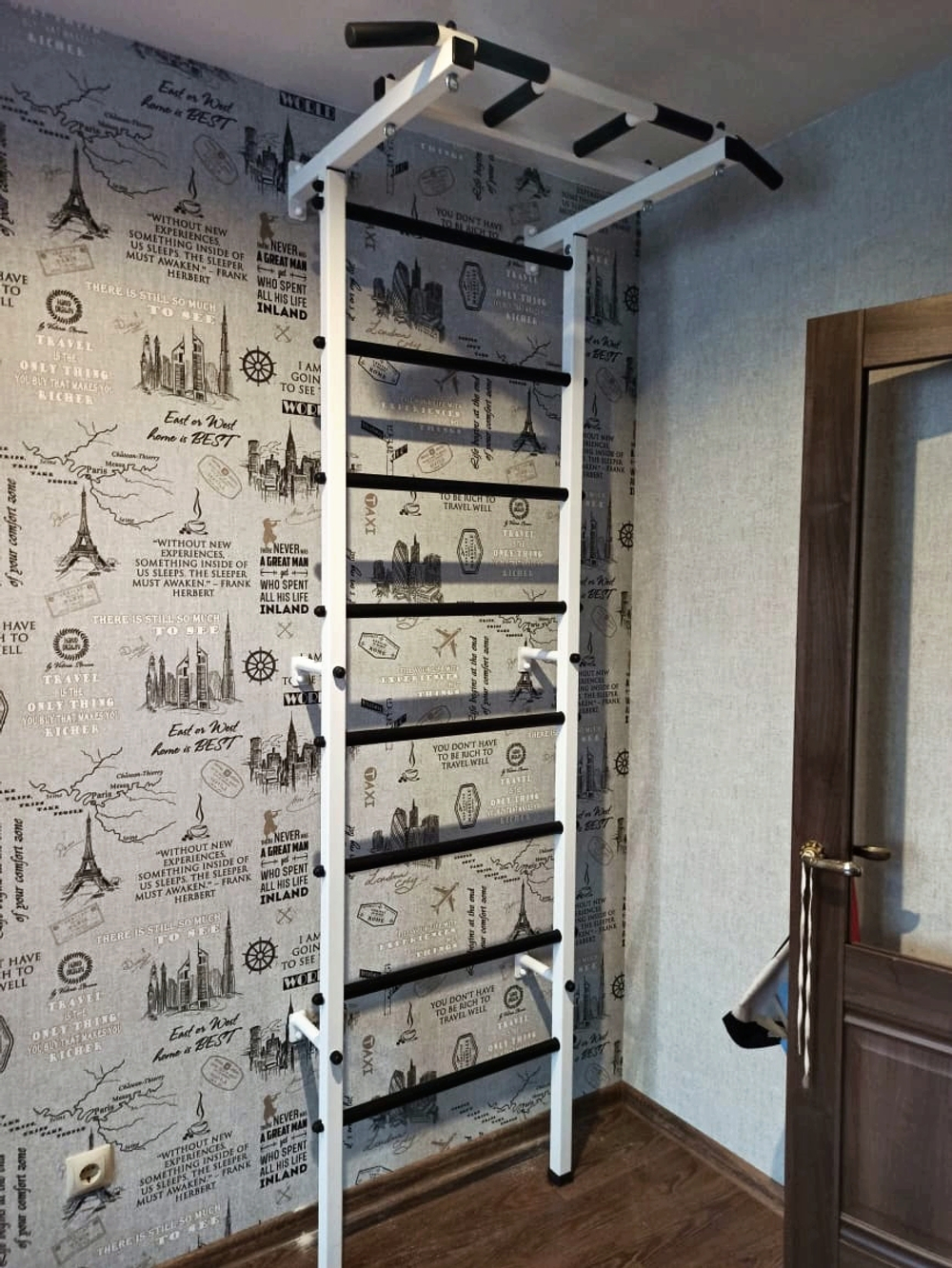 Монтаж шведской стенки Sv Sport в бетонные, кирпичные стены