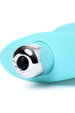 Мятная анальная вибровтулка Bland - 12 см. (Цвет: мятный)