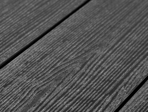 Террасная доска SW Fraxinus (R) - радиальный распил. Цвет черный.