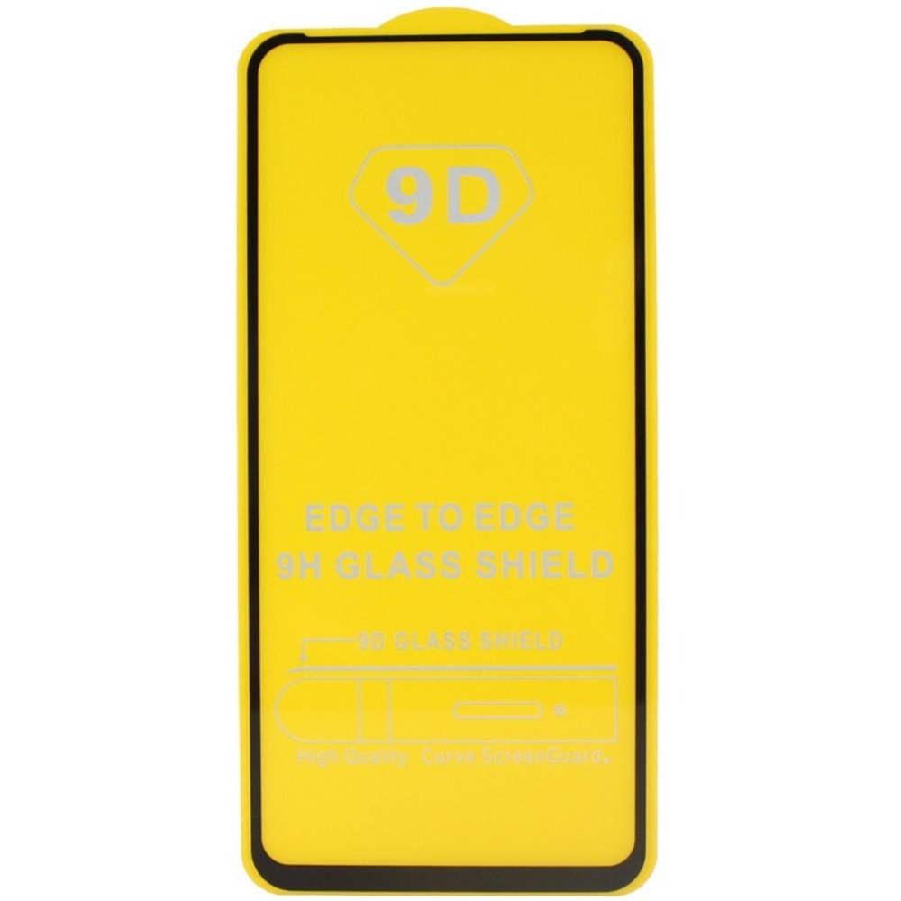Защитное стекло Xiaomi RedMi K40 (черный) 9D тех.упаковка