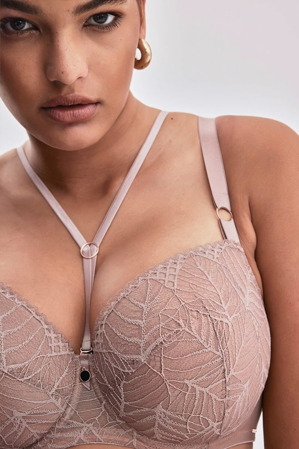 Бюстгальтер Denver с чашками на тонком поролоне (Размер: 80F) (Цвет: кофейный)