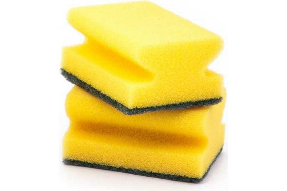ГУБКИ КУХОННЫЕ PATERRA AKTIV (MAXI) С ВЫРЕЗАМИ,3ШТ 65Х85Х44ММ 406-002
