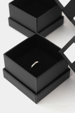 Ювелирный футляр с плоским бантиком серии «Одри» под серьги