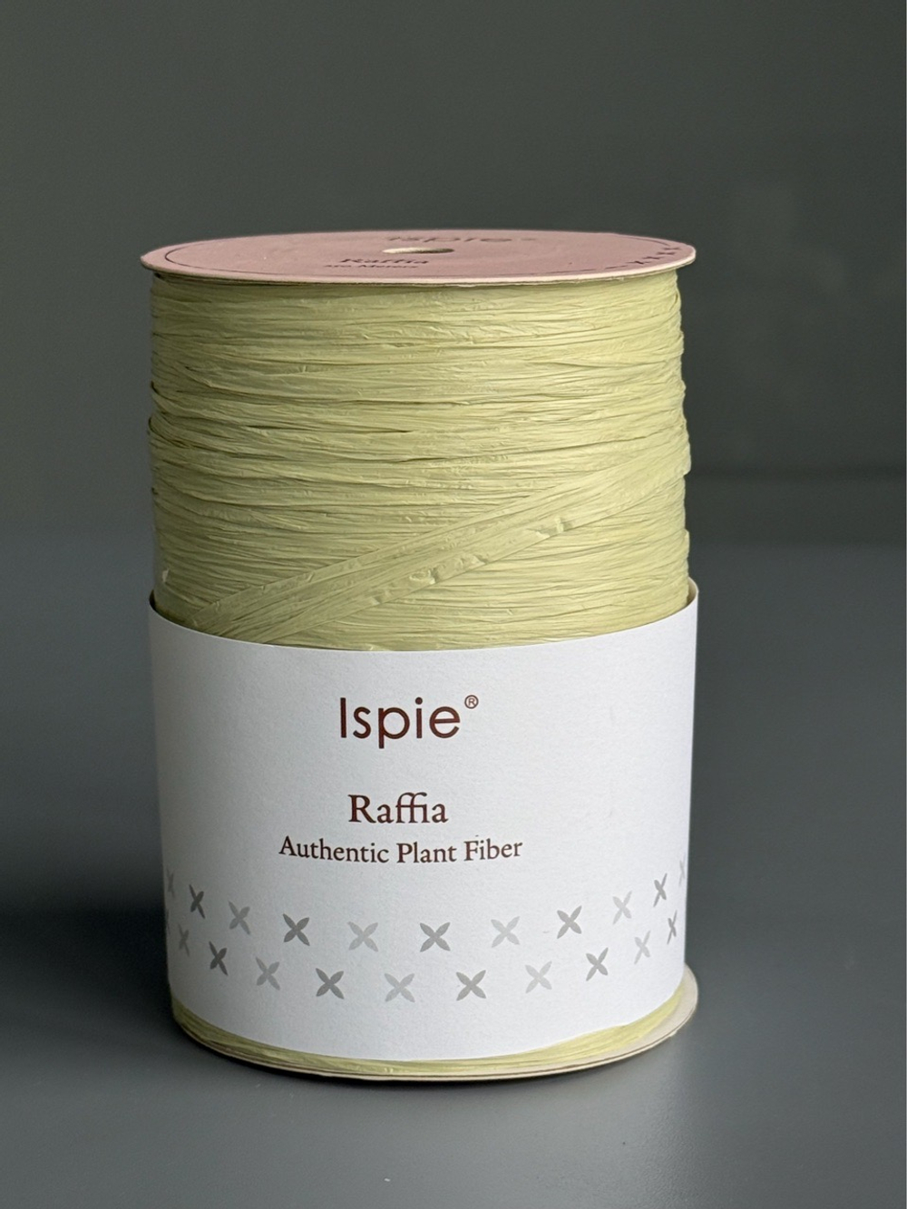 Пряжа ISPIE RAFFIA (7492106-121F/Зеленый чай)