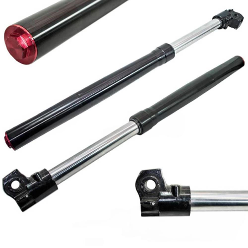 Амортизатор передний 760мм, ось Ø15, стакан Ø45-48, шток Ø33, питбайк Seven (правый)