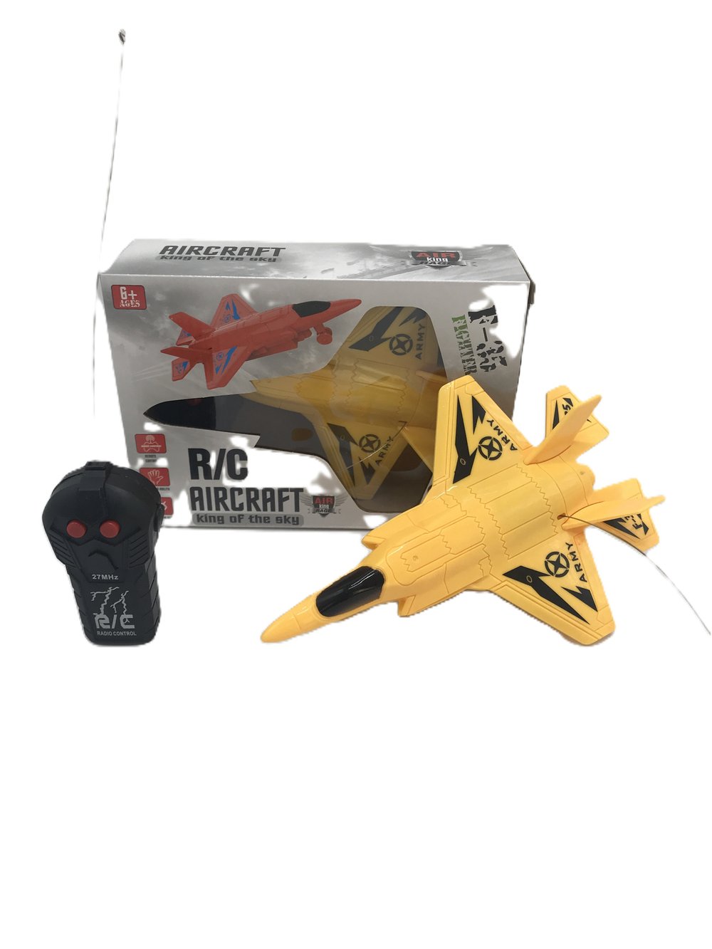 Игрушка Самолет желтый радиоуправляемый (9903-1)