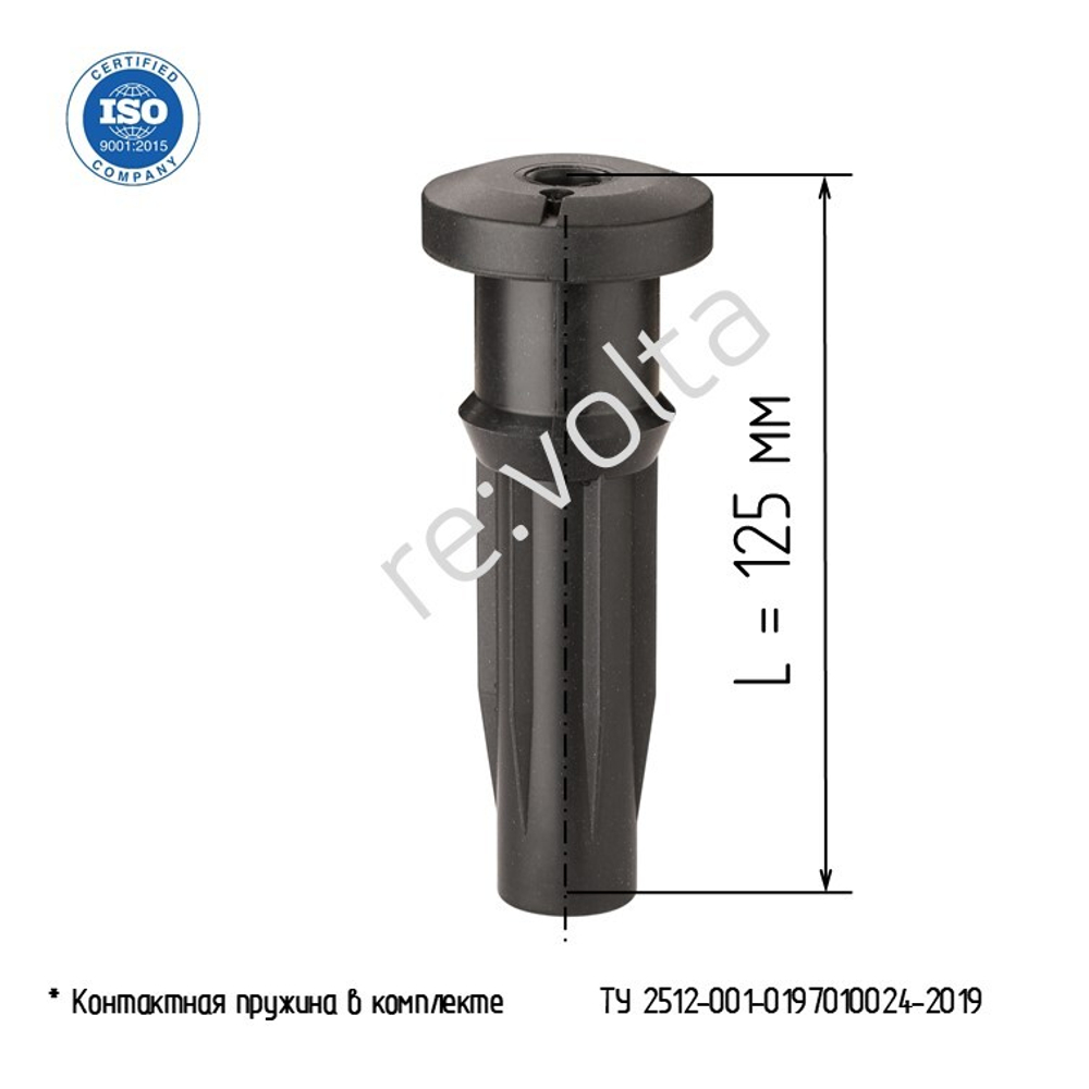 Изолятор катушки зажигания Hyundai / Kia, RVLT-47