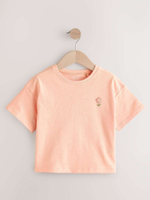 Комбинезон летний и футболка в комлекте для девочки Next E51-369, Бежевый, Светло-оранжевый