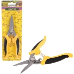 Секатор-ножницы садовые 7» (18см) «Фортуна» пластиковые прорезиненные ручки ДоброСад