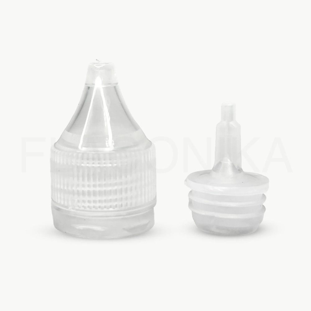 Крышка 18 капельница с КПВ для ПЭТ прозрачная