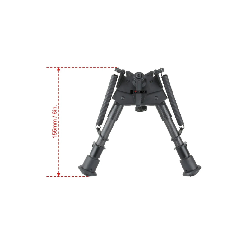 Сошки Vector Optics Carbon Fiber 6-9" Spring Bipod