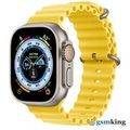 Apple Watch Ultra GPS + Cellular 49mm Titanium Case with Yellow Ocean Band