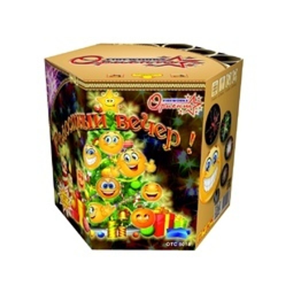 Батарея салютов Радостный вечер!   0,8"/37 залпов