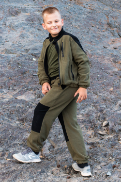 Флисовый костюм для мальчика комби