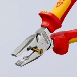 Плоскогубцы комбинированные особой мощности хромированные 225 мм Knipex 02 06 225