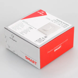 Панель SMART-P14-DIM-IN White (230V, 3A, 0-10V, Rotary, 2.4G) (Arlight, IP20 Пластик, 5 лет) 025037