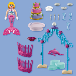 Playmobil Fantasy 72108 & Magic Подводный свадебный фуршет 60 деталей — фото 3