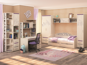Мебель для молодёжной (подростковой) комнаты Мегаполис