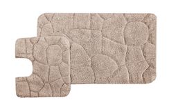 Moretto (миндаль) Набор ков. для ванной комнаты 60х100 и 50х50см