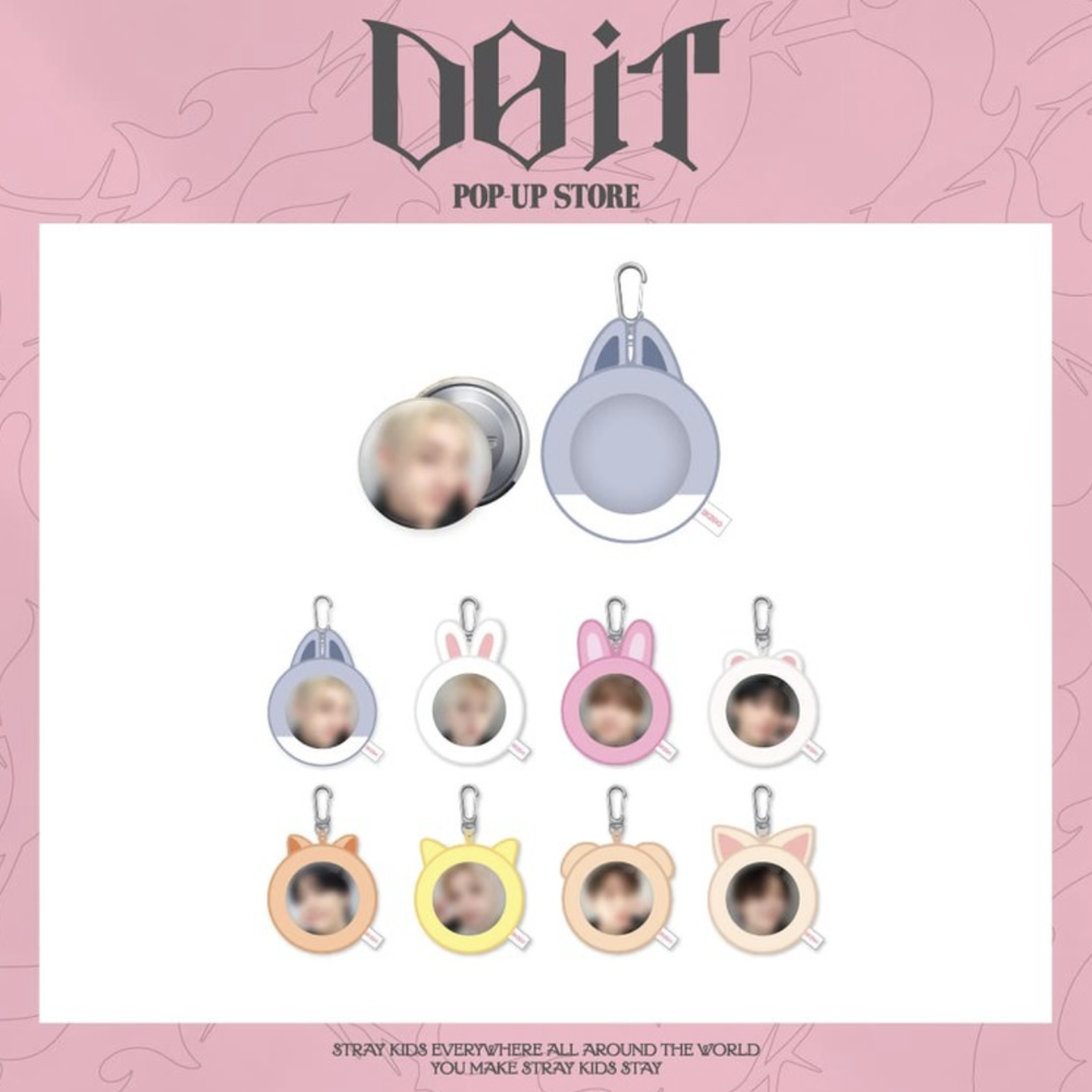 Мерч Stray Kids SOFT FACE BADGE & SKZOO COVER SET ("DO IT" POP-UP STORE)