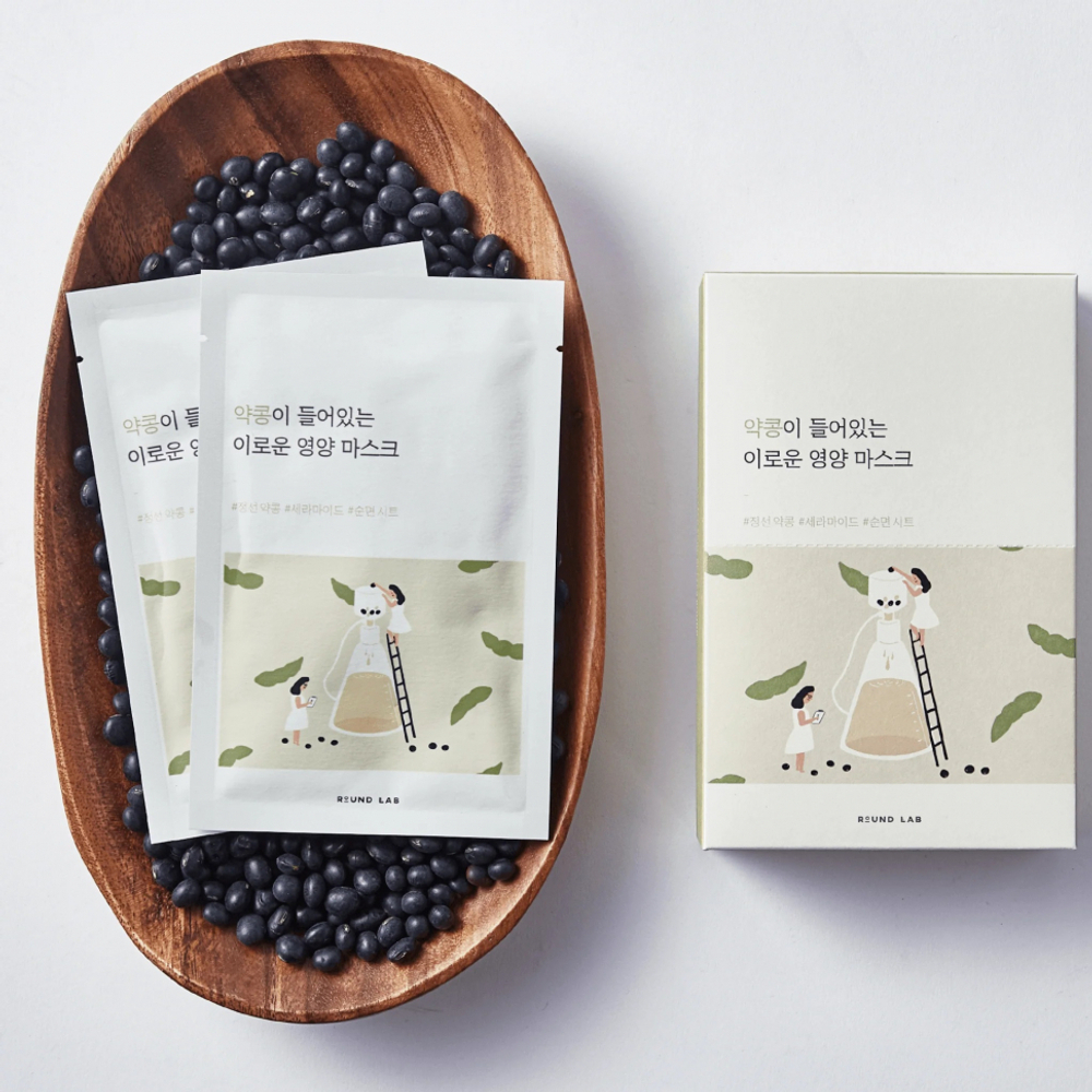 Round Lab Soybean Nourishing Sheet Mask питательная тканевая маска с чёрной соей