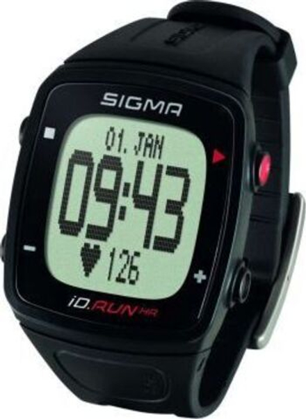 Часы SIGMA ID.RUN HR Black, 10 функций (GPS, пульс.на часах) арт. 24900