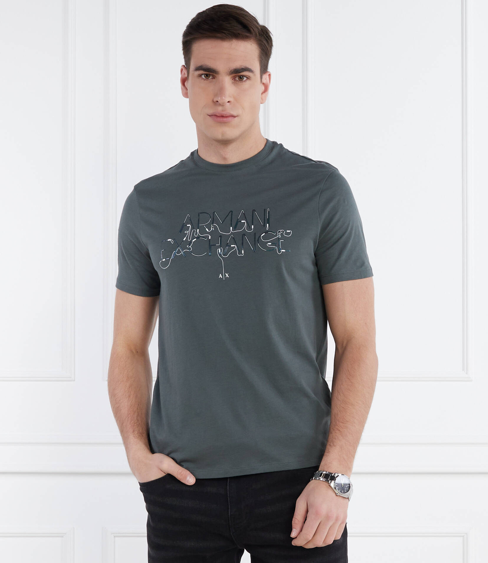 Футболка Armani Exchange - темно-зеленый(3DZTJF ZJH4Z)