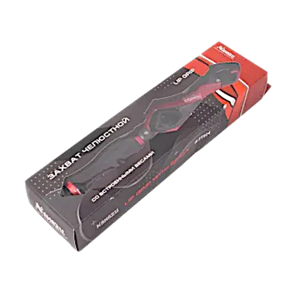 Захват челюстной ( LipGrip ) рыболовный Namazu N-FTS24 с весами, L-295 мм, металл