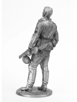 Оловянный солдатик Автоматчик с бюстом
