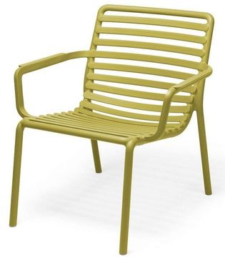 Лаунж кресло Doga Relax пластиковое  грушевое Nardi Италия