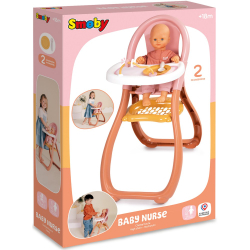 Стульчик для кормления Smoby Baby Nurse 220388 для куклы до 42 см с аксессуарами 220388 — фото 1