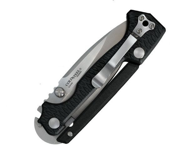 Складной нож Cold Steel 58SQB AD-15 Black c клинком из стали CPM-S35VN, рукоять алюминий / G10