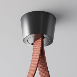 Чаша накладная для двойного вывода ленты черная Maytoni Parity TRA130CRDuo-B