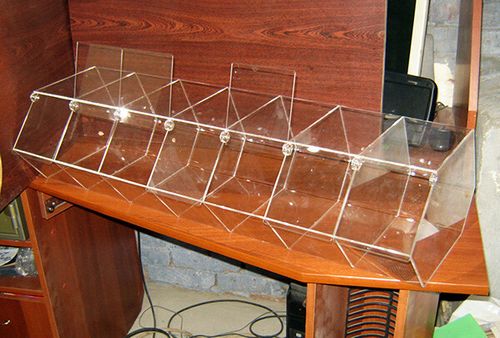 Диспенсер витрина для конфет мармелада снеков орехов на 7 ячеек