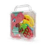 Грызунки "Бегемотик" фрукты 3шт. в чемоданчике (Нордпласт)