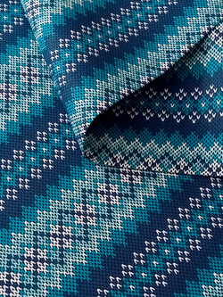 Ткань бязь плательная, рис. "Норвежский рисунок", ширина 150 см, арт. 116