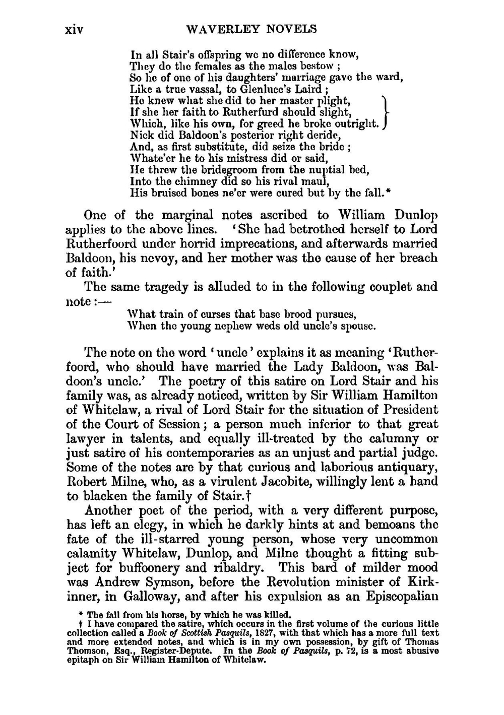 Waverly Novels: The Bride of Lammermoor. Volume 8 | Scott Walter