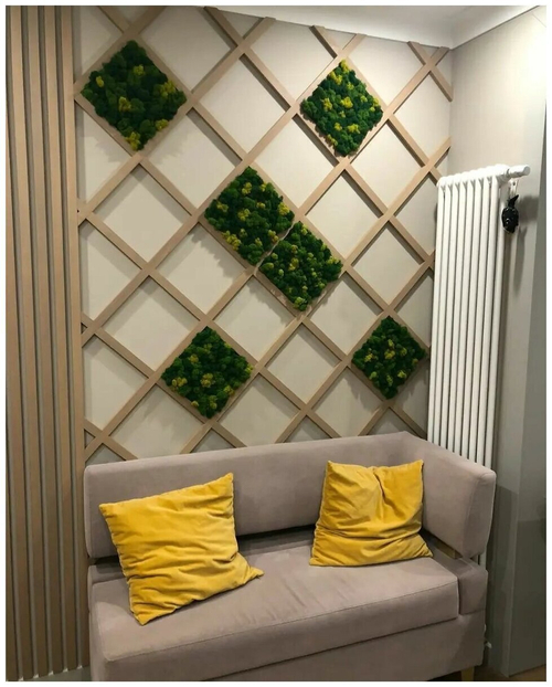 Панно из мха Ягель