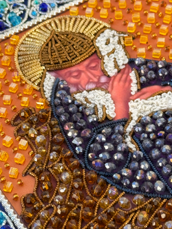 И-23 Набор для вышивания хрустальными камнями Святой Спиридон Тримифунтский