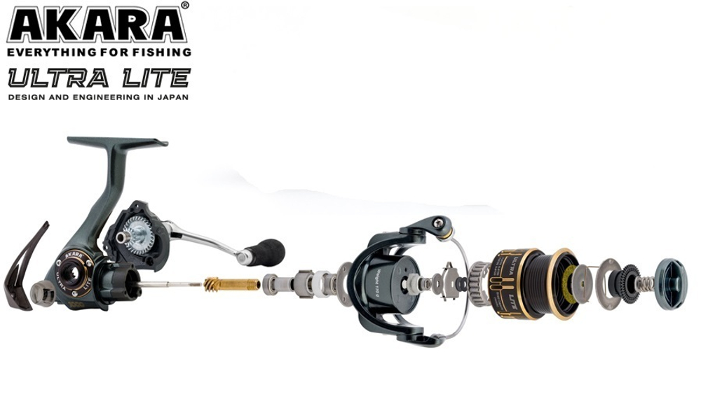Катушка рыболовная Akara Ultra Lite 1000 8+1 bb
