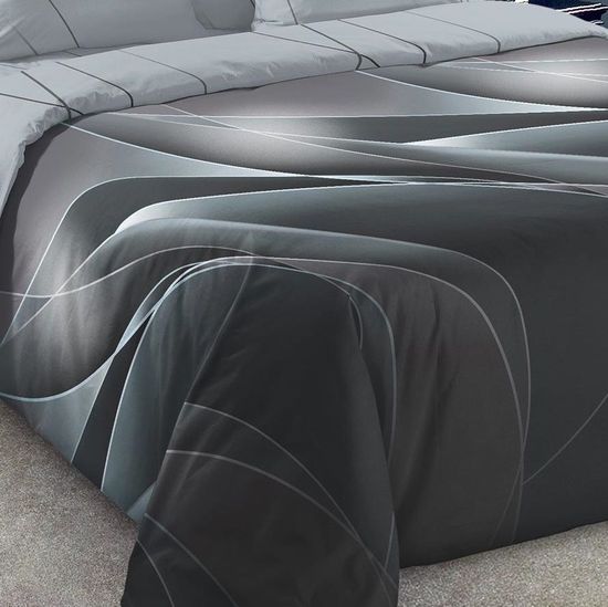 Полуторный комплект постельного белья Поток сатин