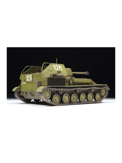 Сборная модель ZVEZDA Советская самоходная артиллерийская установка Су-76М, 1/35