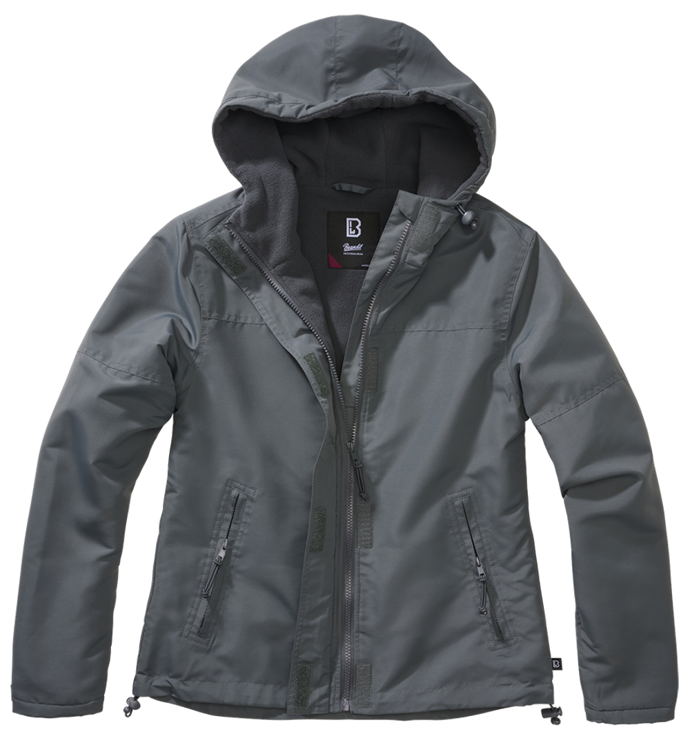 Brandit WOMEN FRONTZIP WINDBREAKER anthracite