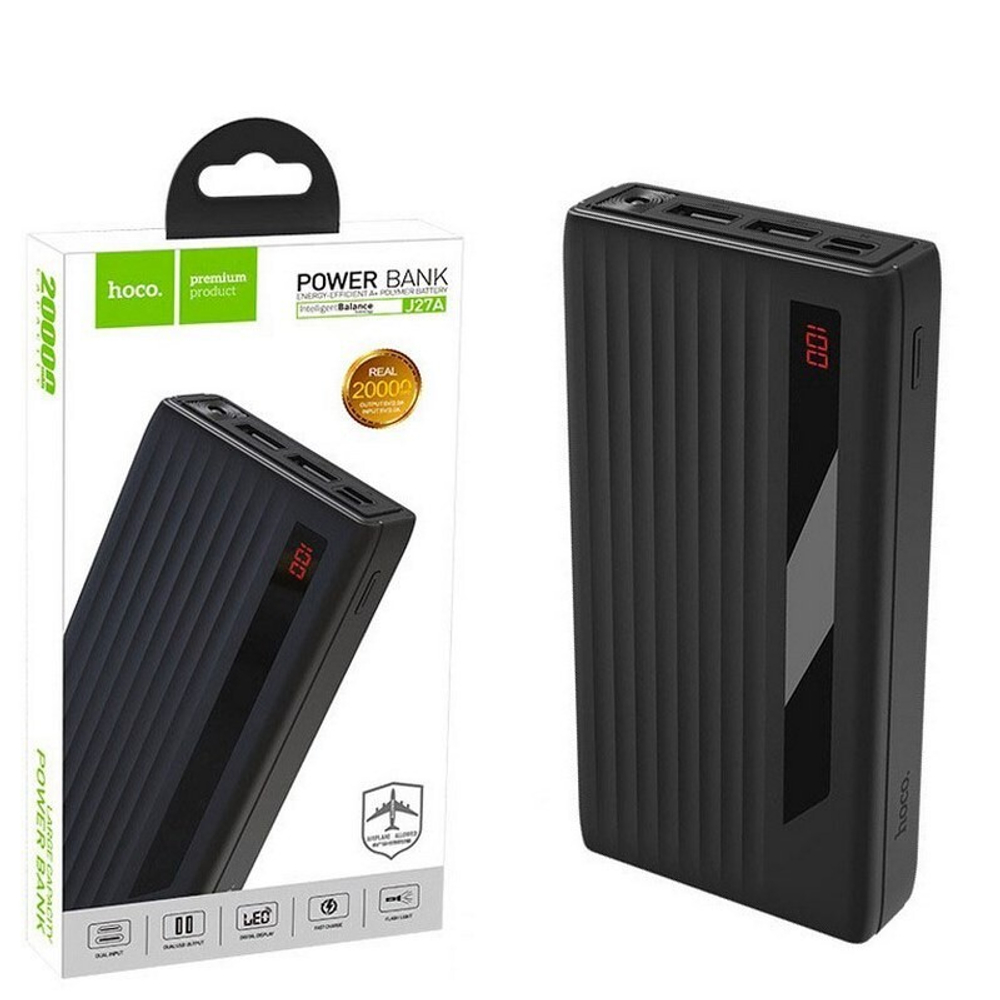 Портативный аккумулятор HOCO J27A 20000 mAh (черный)