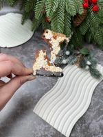 Новогодняя елочная игрушка Коньки