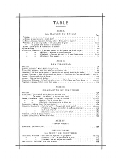 Werther; drame lyrique en 4 actes et 5 tableaux (d'aprés Goethe) | Jules Massenet