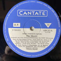 Винтажная виниловая пластинка LP G. F. Handel Гендель, Der Messias Мессия (Германия 1974)