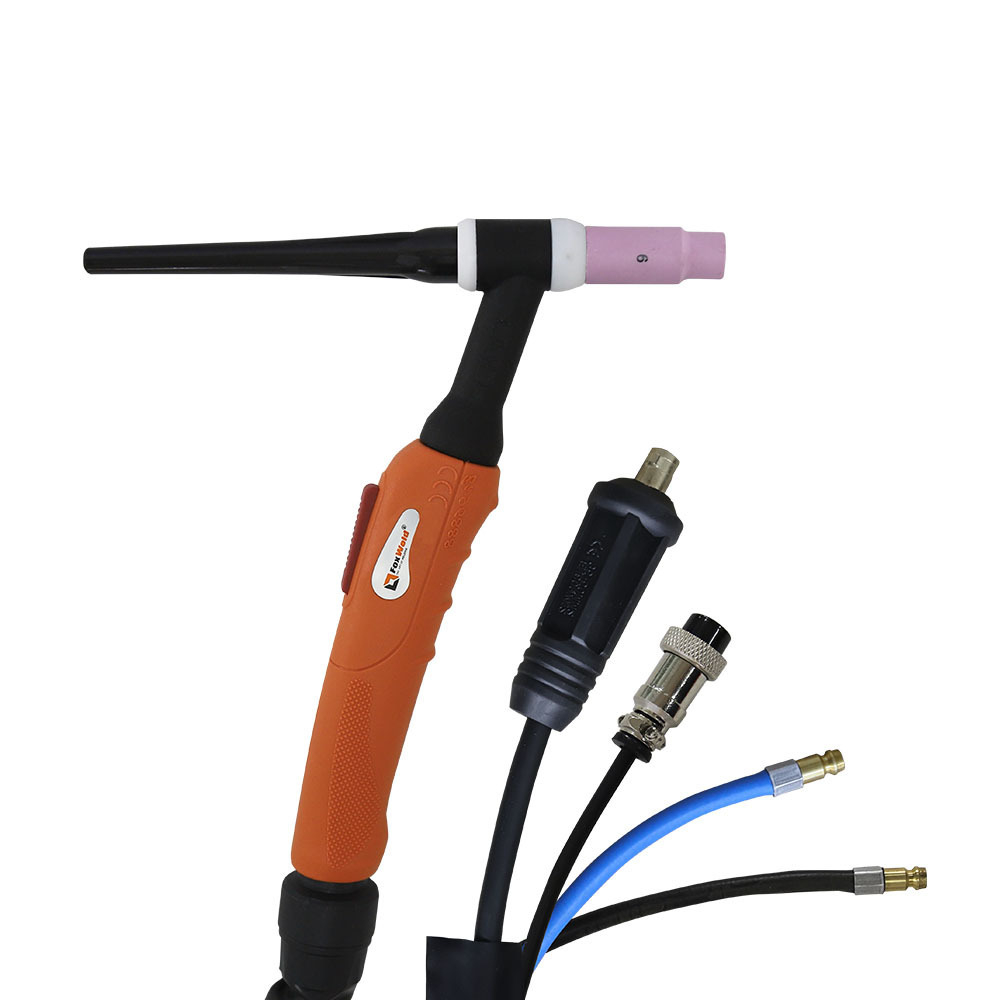 Горелка UNOTIG-18 8М (разъем 35мм2, с кнопкой ж/охл) FOXWELD арт.4575