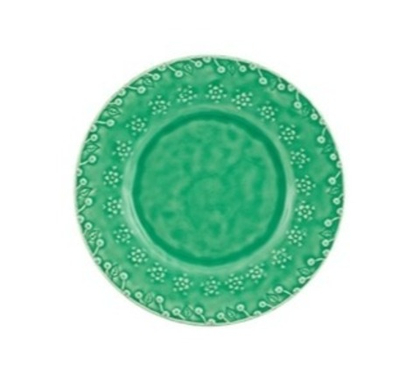 Тарелка десертная Bordallo Pinheiro Flora салатовая (23 см)